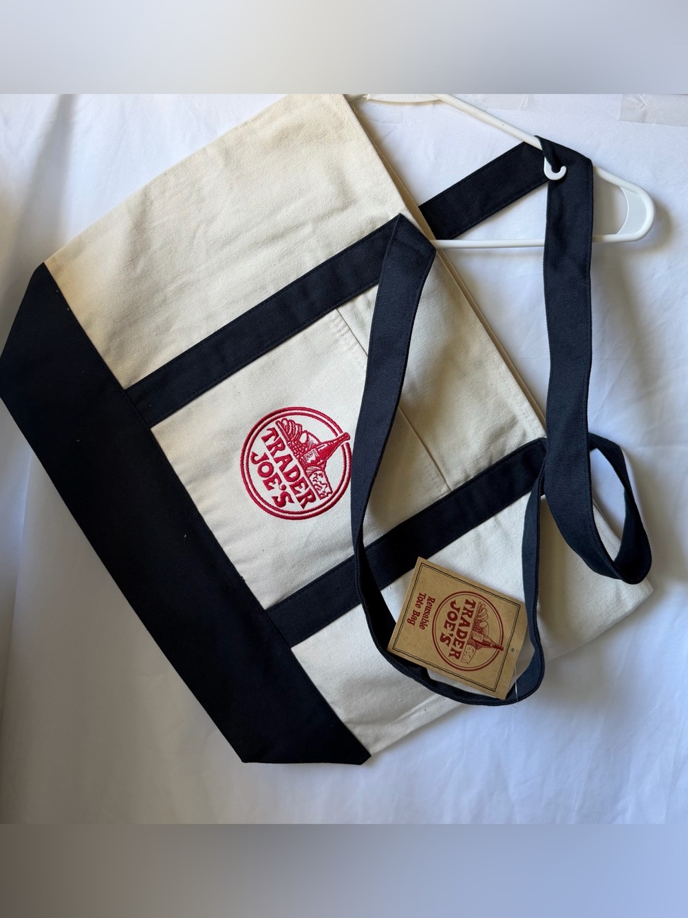 Trader Joe's Canvas Tote Bag NWT